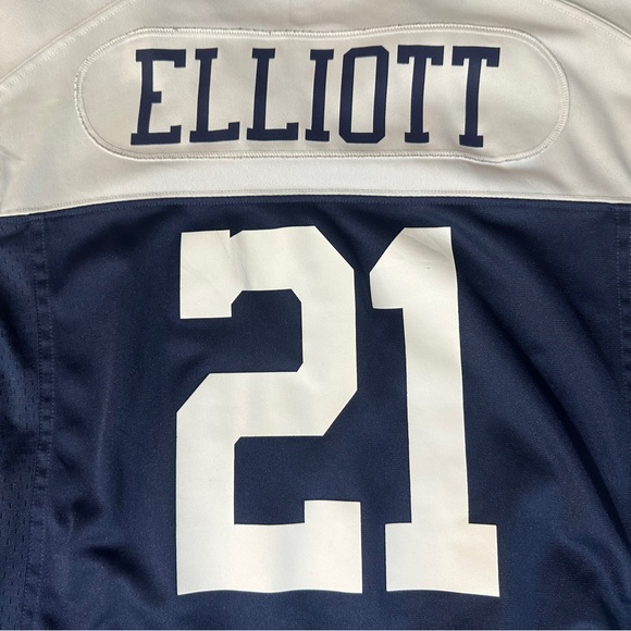 Nike Men Dallas Cowboys Ezekiel Elliot‎ Sz Medium Jersey - Picture 4 of 8